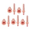 10Pcs Nozzle Electrode Kit Brass 64006510 Electrode 64006514 Nozzle Tip