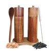N NELIT Premium Wood Salt and Pepper Grinder Set -
