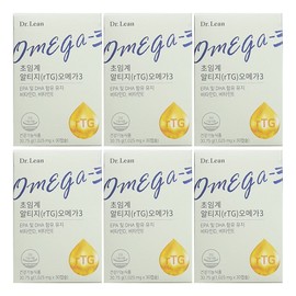 Dr.Lin Supercritical Altige Omega 3 1025mg x 30 capsules 6 boxes / 닥터린 초임계 알티지 오메가3 1025mg x 30캡슐 6박스