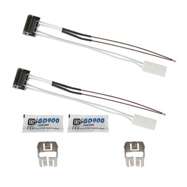 Pack of 2 3D Printer Accessories P1P/P1S, 24V 80W Ceramic Heating Thermistor for Bambu Lab P1P/P1S, Heater Cartridge with Thermistor, Thermistor Temperature Sensor for 3D Printer Bambu Lab P1P/P1S