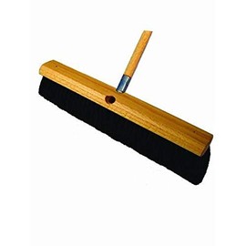Bon Tool 84-788 Floor Broom - 3" Horsehair Bristles - 36" with 5' Wood Handle