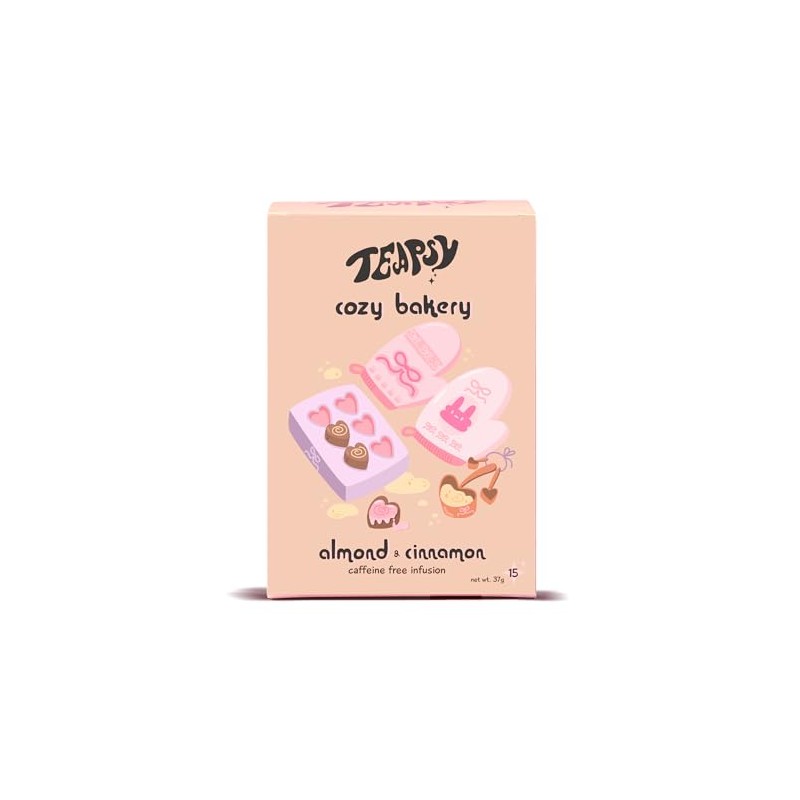 Teapsy "Cozy Bakery" Tea | Rooibos, Almond, Cinnamon Tea |