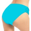 Vogueric Women's Bikini Bottoms Side Shirred Hipster Swimsuit Bathing Suit