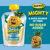 Mott's Mighty Applesauce Variety Pack, 3.2 oz Clear Pouches, 48