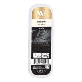 WBM Shoe Care Premium Quality Black Shoe Shine Sponge,Shining Luxury Leather, Shoe Cleaner