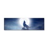 Truly Teague 36 x 11 Wall Vinyl Sticker Howling Wolf