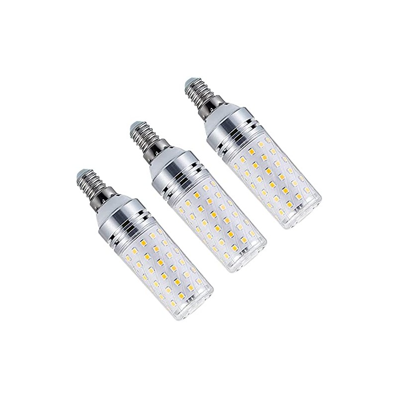 Lxcom Lighting E12 Corn LED Bulbs 15W E12 4000K Candelabra