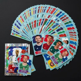 50 Estampas Sin Repetir Mundial 2026, Edición Especial, Jugadores y Escudos, producto Original
