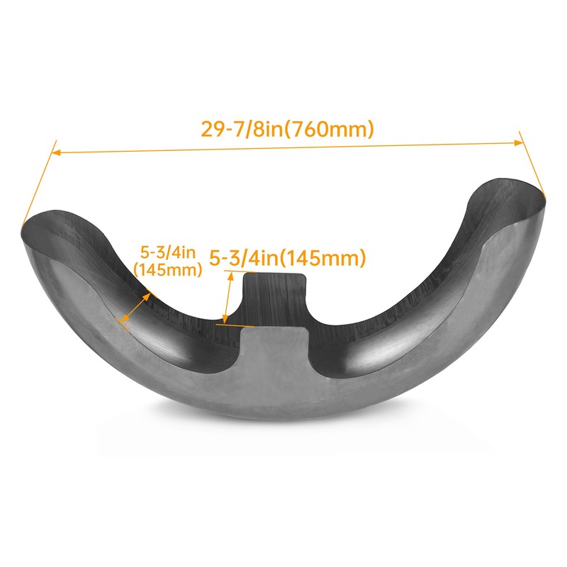 ECOTRIC 21'' Wrap Front Fender designed for 21x3.5 Wheels 120/70-21