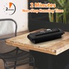 Mini Paper Shredder Without Basket,VidaTeco 7-Sheet Strip Cut Shredder for
