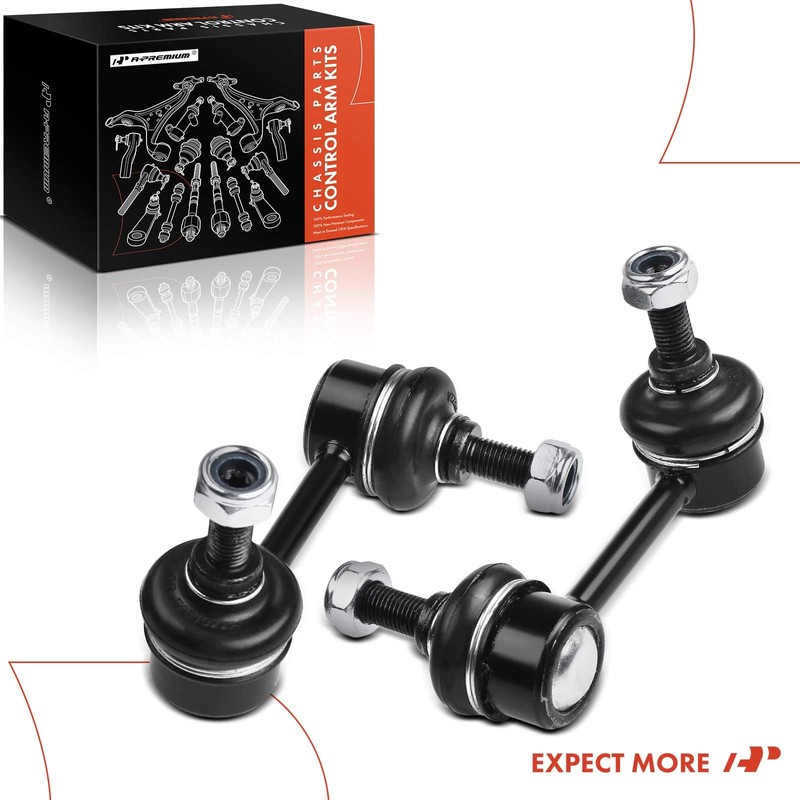 A-Premium - 2 eslabones de barra estabilizadora traseros compatibles con