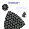 Diamond Triangle Polishing Pad, 80mm Resin Bond Hook and Loop
