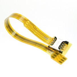 Chenyang Micro SIM Card to Nano SIM Kit de extensión macho a hembra, extensión plana suave FPC, extensor de cable 10 cm