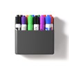 luvtree 2 Pieces Strong Magnetic Dry Erase Marker Holder Chalk