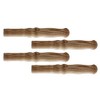 BigDean 4 x Wheelbarrow Universal Wooden Handles, Trolley Handle, Sliding