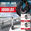 Big RED Boat Trailer Jack with 6-Inch Single Wheel,1000 Lbs