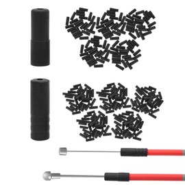 100-Piece Bicycle Brake Cable Cap And 100-Piece Transmission Cap, Anti-Rust And Durable Design, Bicycle Repair Accessories.