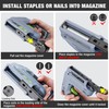 WORKPRO Electric Staple Gun, 2-in-1 Brad Nailer Electric with 2000PCS