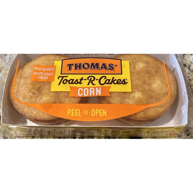 Thomas' Toast-R-Cakes Corn Muffins, packaged 6 muffins