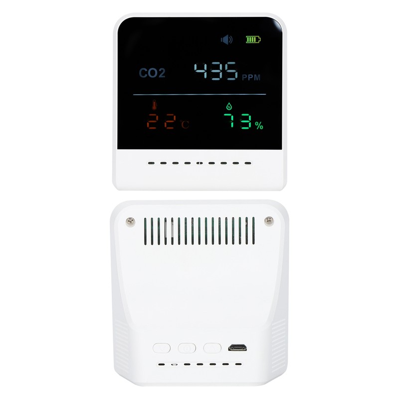 Carbon Dioxide Detector Digital Air Quality Tester with Temperature Humidity
