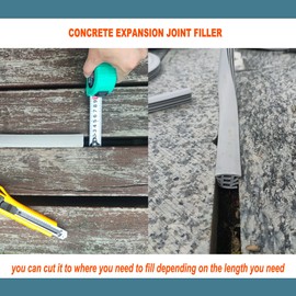 URUAST Flexible EPDM Rubber Strip (3/4'' Wide, 30 Ft Long) for Concrete Crack Repair Replacement - Weather Aging Resistance Upgrading Expansion Joint Filler