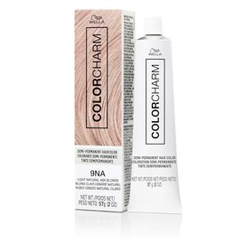 Wella colorcharm Demi-Permanent 9NA rubio ceniza natural claro 2 onzas