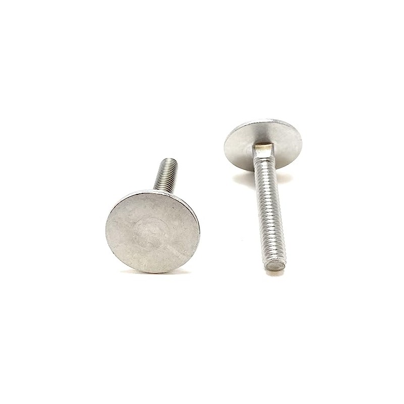 (5) 5/16-18x2 Stainless Steel Elevator Bolt Square Neck (1-3/16 Diameter