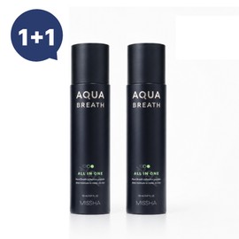 Missha For Men Aqua Breath All-in-One 1+1 Men’s Moisturizing Skin Care / 미샤 포맨 아쿠아브레스 올인원 1+1 남성 보습 스킨케어