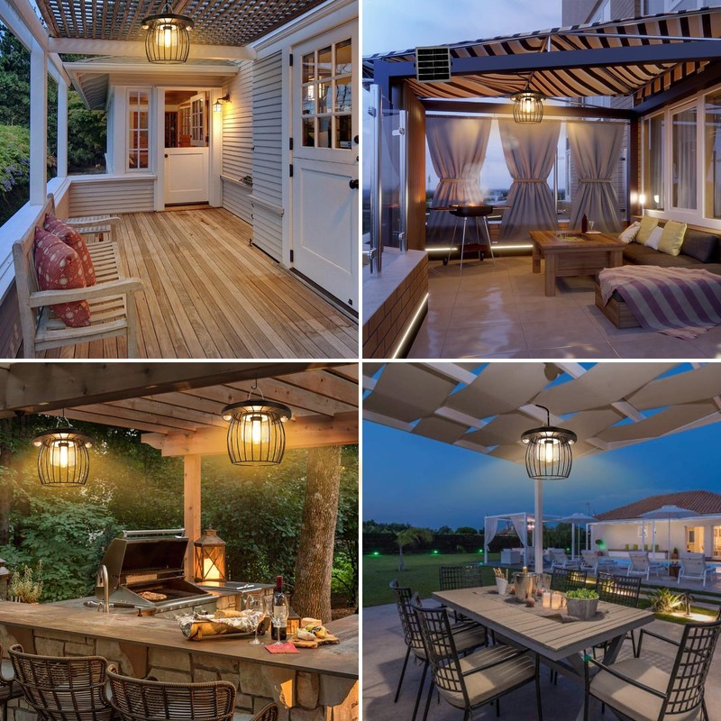 AEQ Solar Shed Light Indoor Outdoor, Solar Gazebo Lights Work
