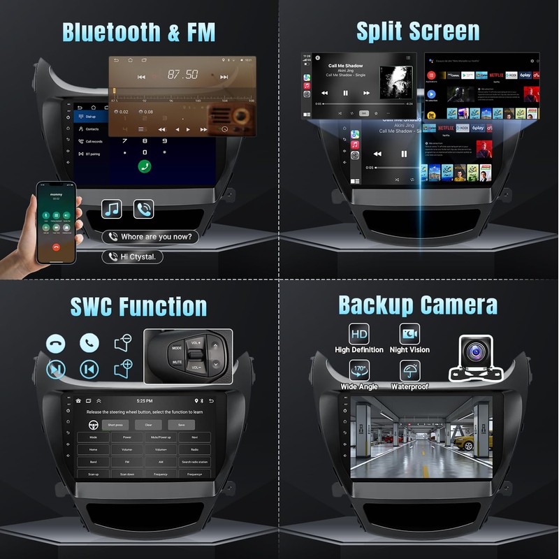 Naifay Android Car Stereo for Hyundai Elantra 2014 2015 2016
