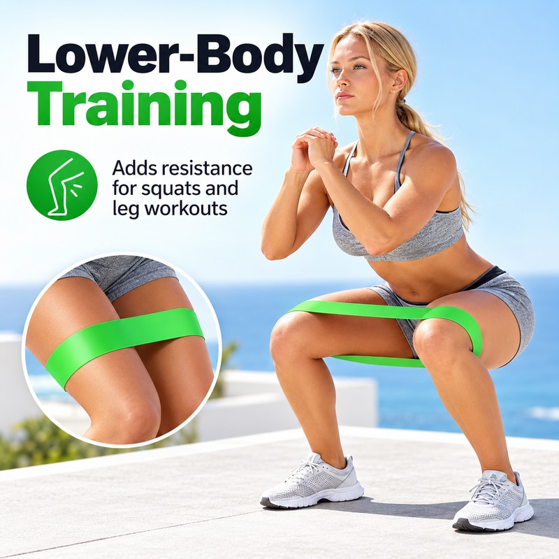 5-Piece Resistance Bands Set for Full-Body Workouts – 5 Resistance