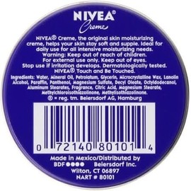 Crema para la piel Nivea, 1 onza, Paquete de 10