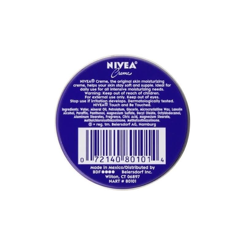 Crema para la piel Nivea, 1 onza, Paquete de 10
