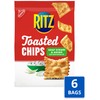 RITZ Toasted Chips Sour Cream and Onion Crackers, Party Snacks,
