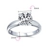 Bling Jewelry Sterling Silver Classic CZ Round Solitaire Engagement Ring