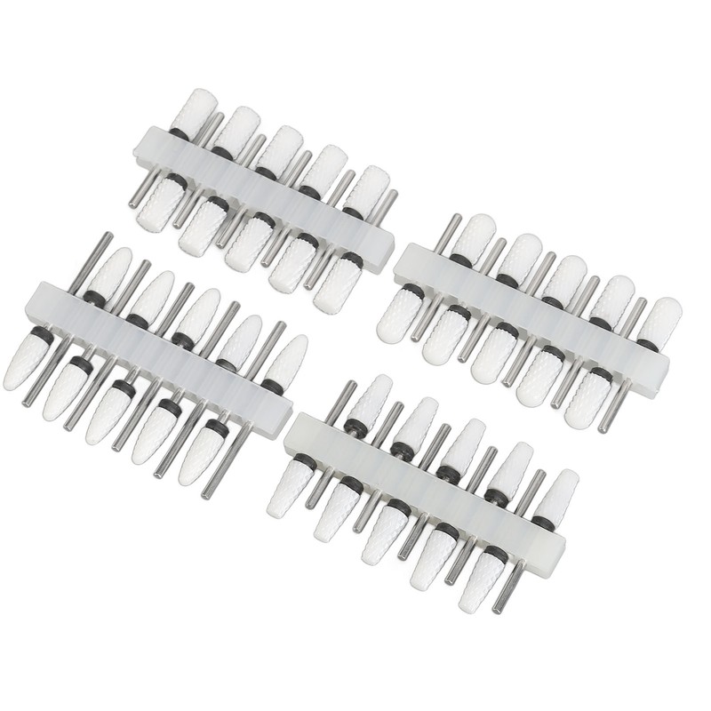 40Pcs Nail Drill Bit 4 Types Ceramic Nail Removal Bit