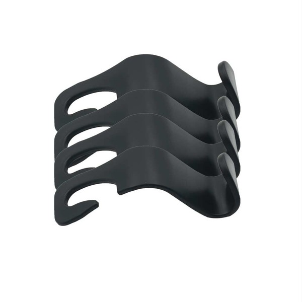 Car Hook Storage, Set of 4, Load Capacity 44.1 lbs