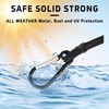 Runseaway 4Pcs 14 Inch Mini Bungee Cords with Carabiner Hooks,