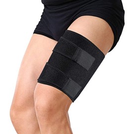 Medical Grade Thigh Hamstring Support Compression Brace Wrap Adjustable Neoprene Sports Leg Sleeve for Pulled Hamstring Strain Injury Rehab for Gym,Running, Fitness, Football, Badminton, Basketball