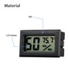 4-Pack Mini Digital Temperature Humidity Meters Gauge Indoor Thermometer Hygrometer