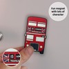 Red London Bus Fridge Magnet - Iconic British souvenir gift
