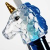 The Glow Company Light Up Flashing Unicorn Fibre Optic Torch