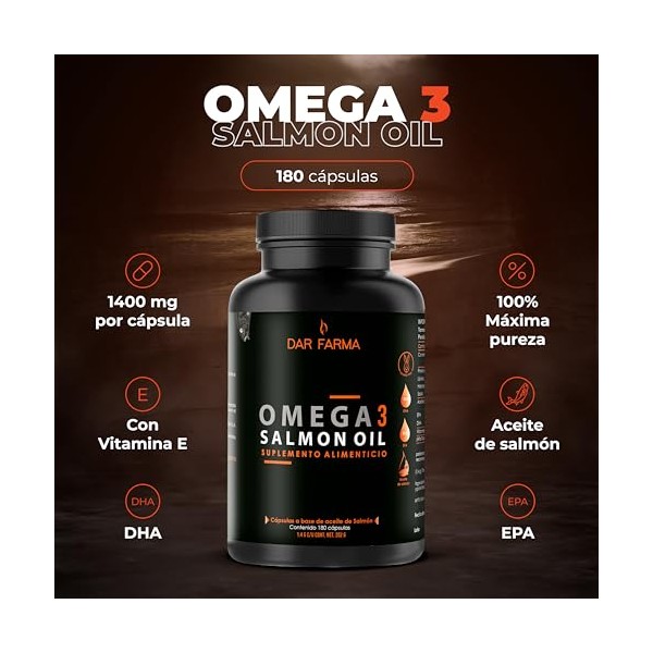 Omega 3-1400mg por Cpsula - Aceite de Salmon - EPA