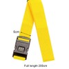 2Pcs Luggage Straps,Yellow Packing Belt Suitcase Straps on Your Flight
