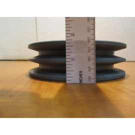 Unbranded Quick Detachable Bushed Bore Cast Iron 6.15" Dia. 2 Grooves V-Belt Pulley NEW