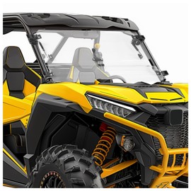 KUAFU Flip 2-IN-1 Front Windshield Compatible with Honda Talon 2019+ 1000X / 1000R, 2020+ 1000X-4, 2023+ 1000R-4 Front Windscreen Clear