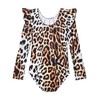 Tziharora Gymnastics Leotards for Girls,Ruffle Long Sleeve Leotards For Girls,Athletic