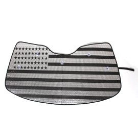Ynei Front Windshield Sunshade Sunshade Sunshade (US Flag) For Corvette C7 2014-2019