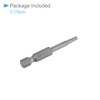 CoCud Hex Screwdriver Bits, 1/8" Hex 50mm Length 1/4" Hex