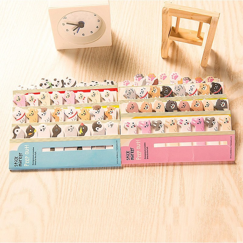 Moin Moin Sticky Notes, Memo Stickers, Hi! Animals, Large Assembly,